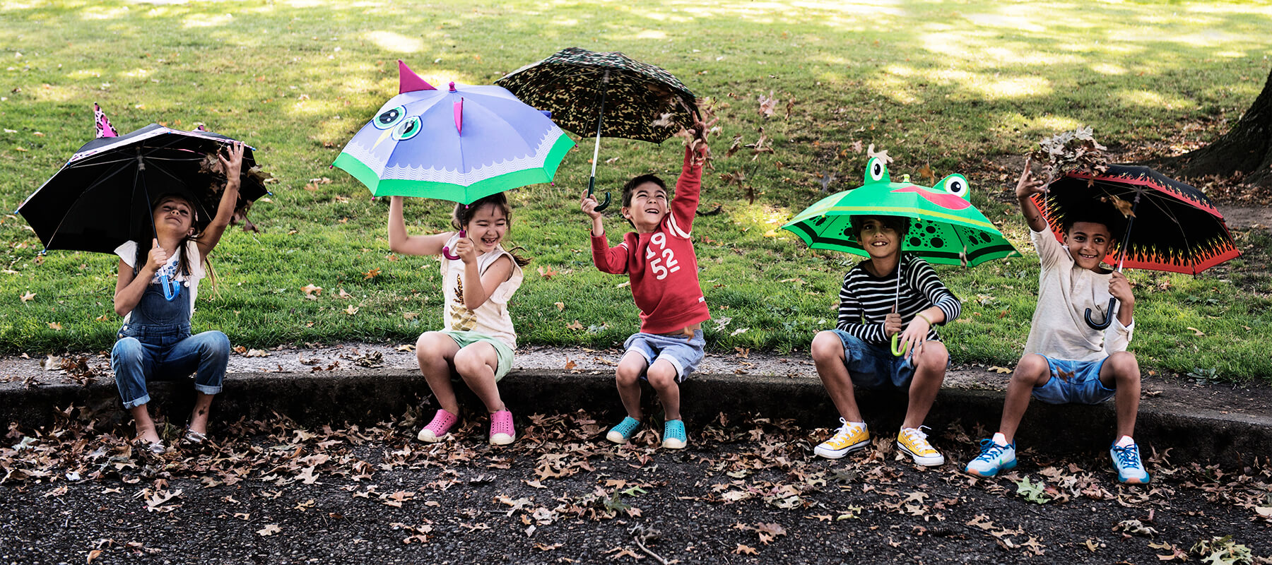 Kids umbrellas discount