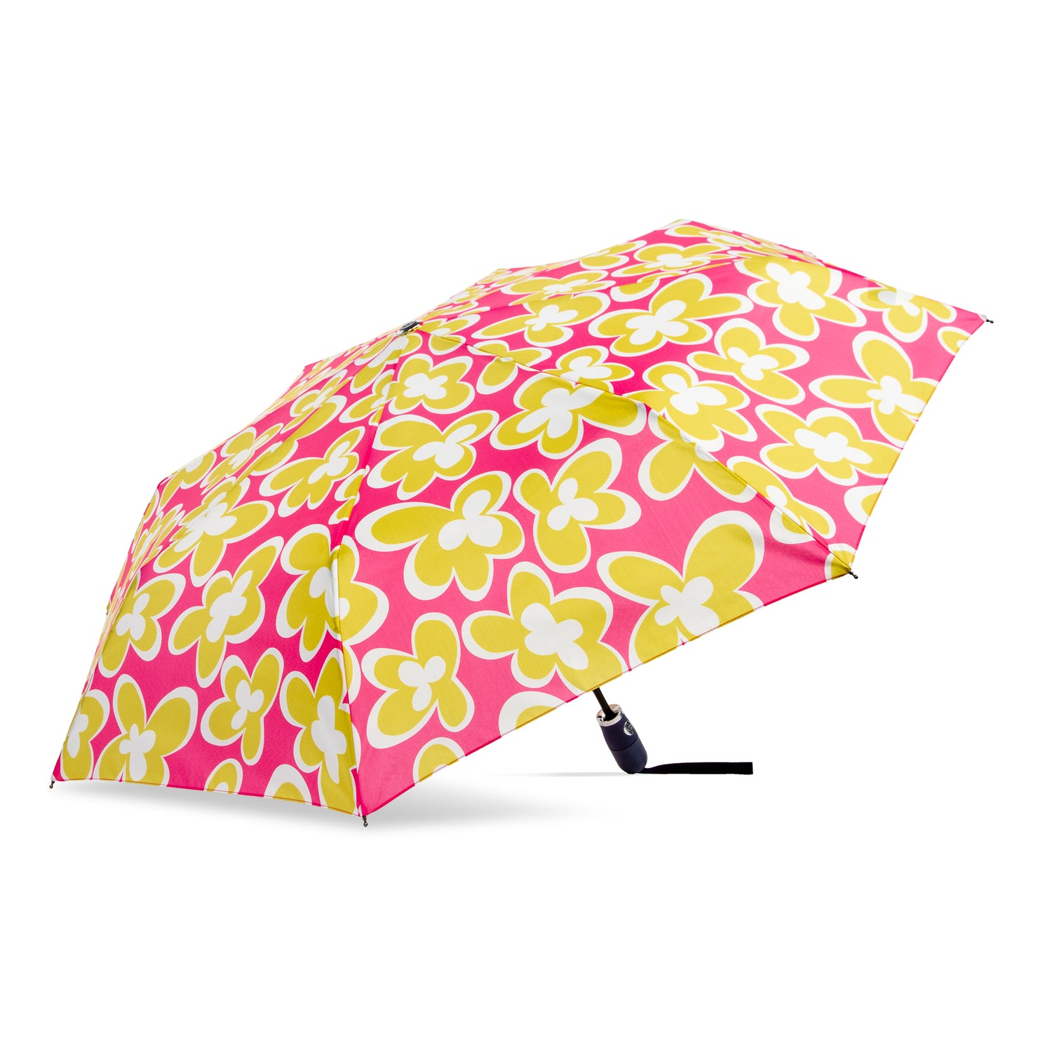TRINA TURK x SHED RAIN Palm Bay Floral Compact Umbrella