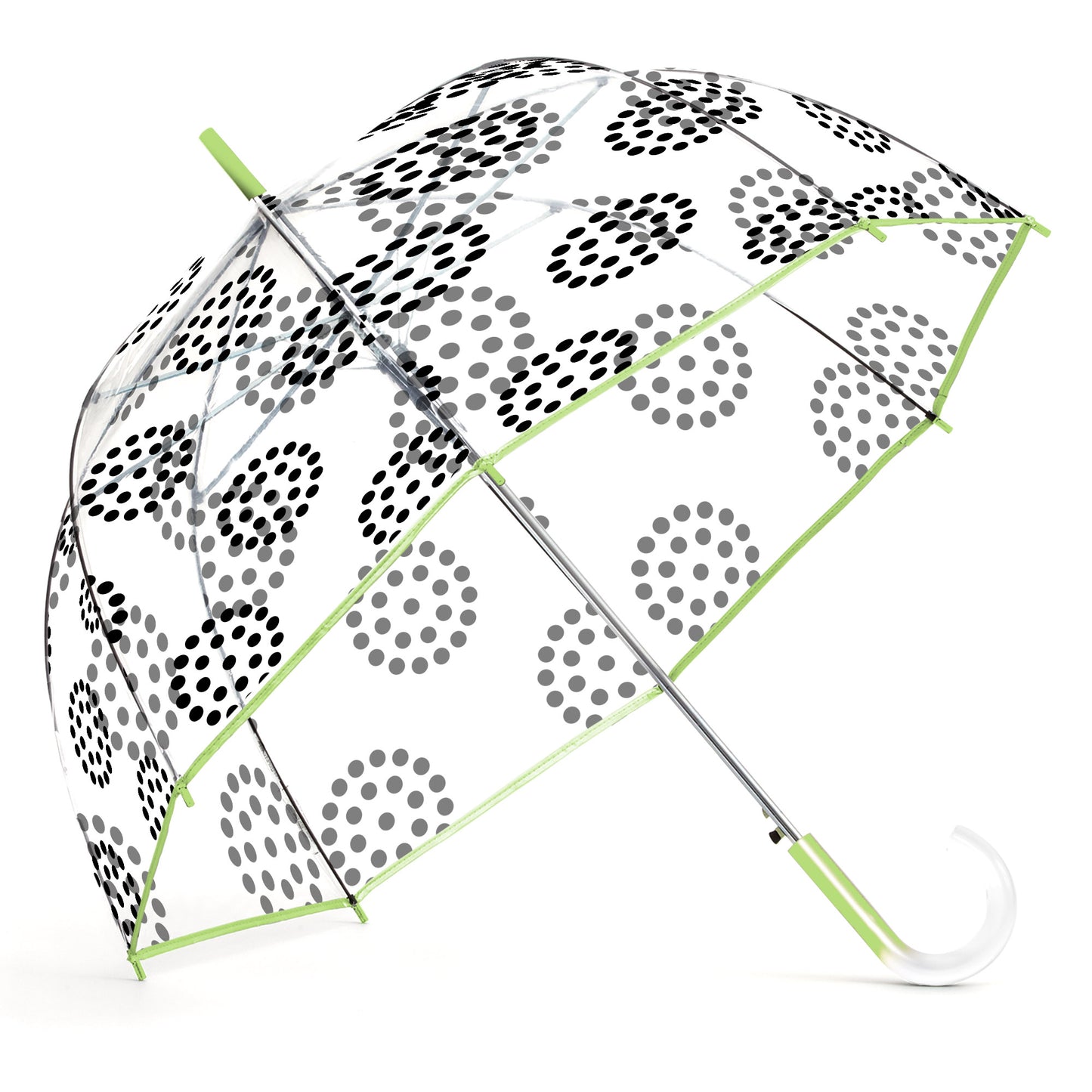 Auto Open 52" Arc Fashion Print Bubble Stick Umbrella