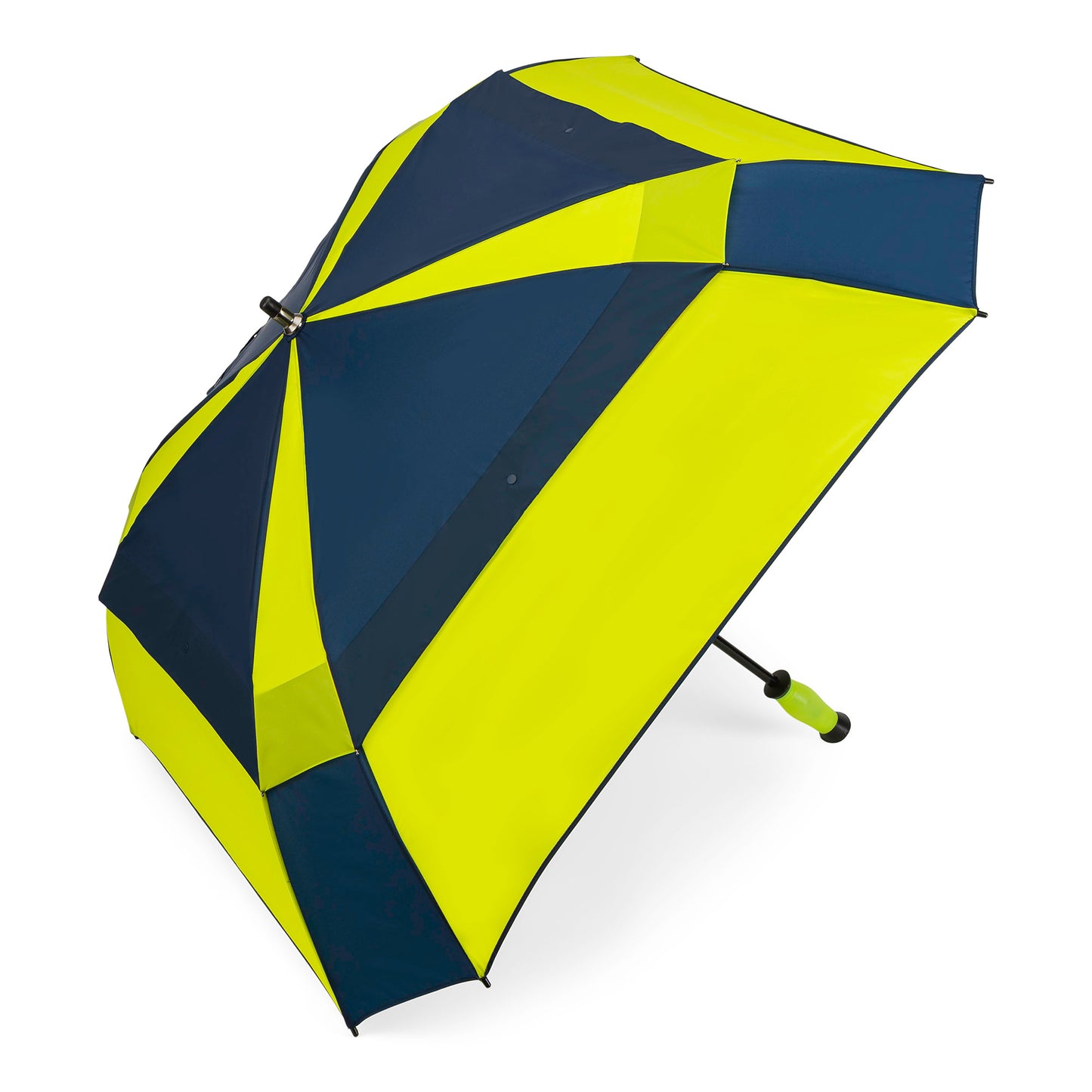 WindPro® Vented Auto Open 62" Square Golf Umbrella with Gellas® Gel-Filled Handle