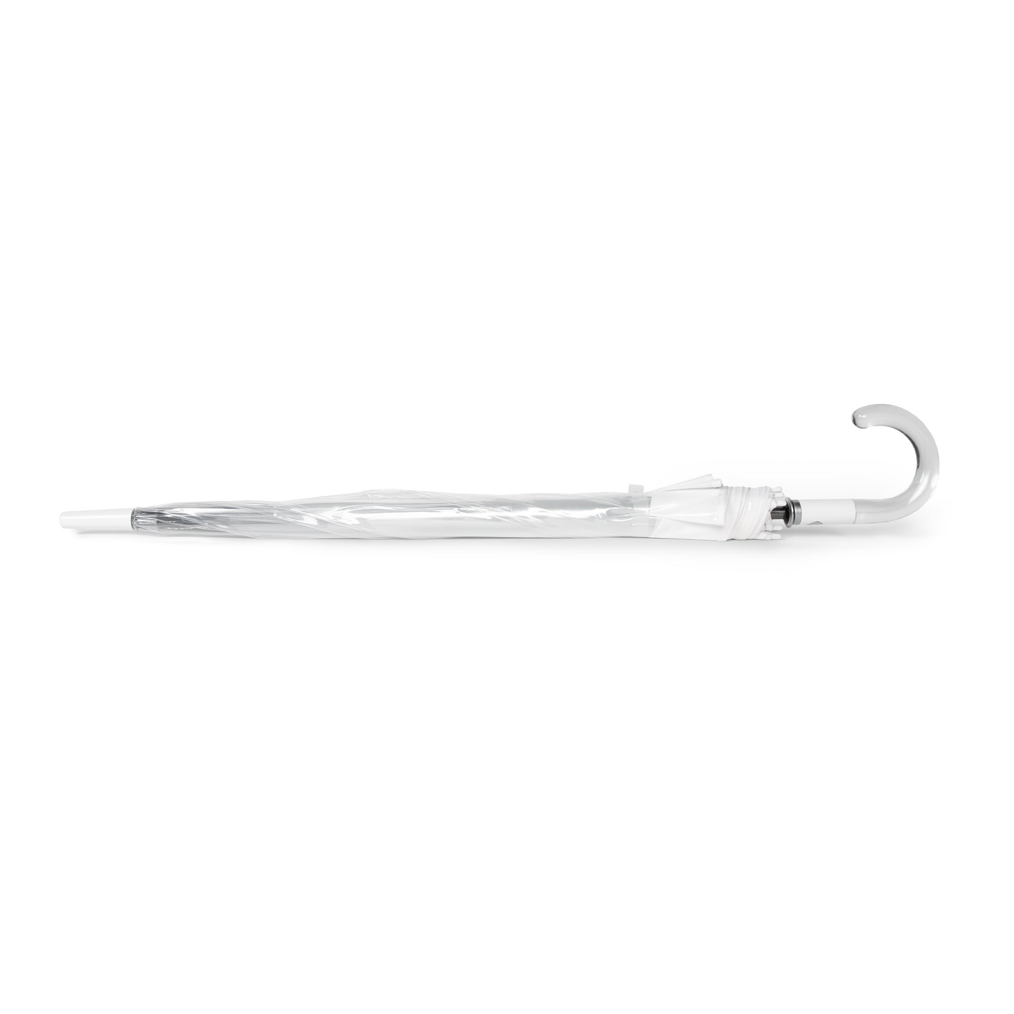 Scallop Bubble Wedding Umbrella - Clear Canopy, Elegant Trim