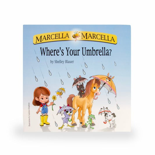 Marcella Marcella Where’s Your Umbrella? Hardback Book