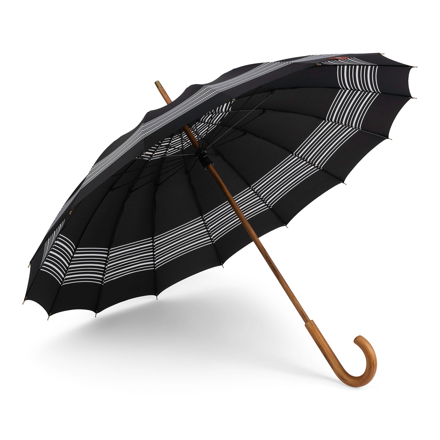 Classic Umbrella, Wooden Handle Manual Opening
