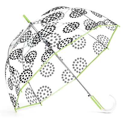 Auto Open 52" Arc Fashion Bubble Stick Umbrella