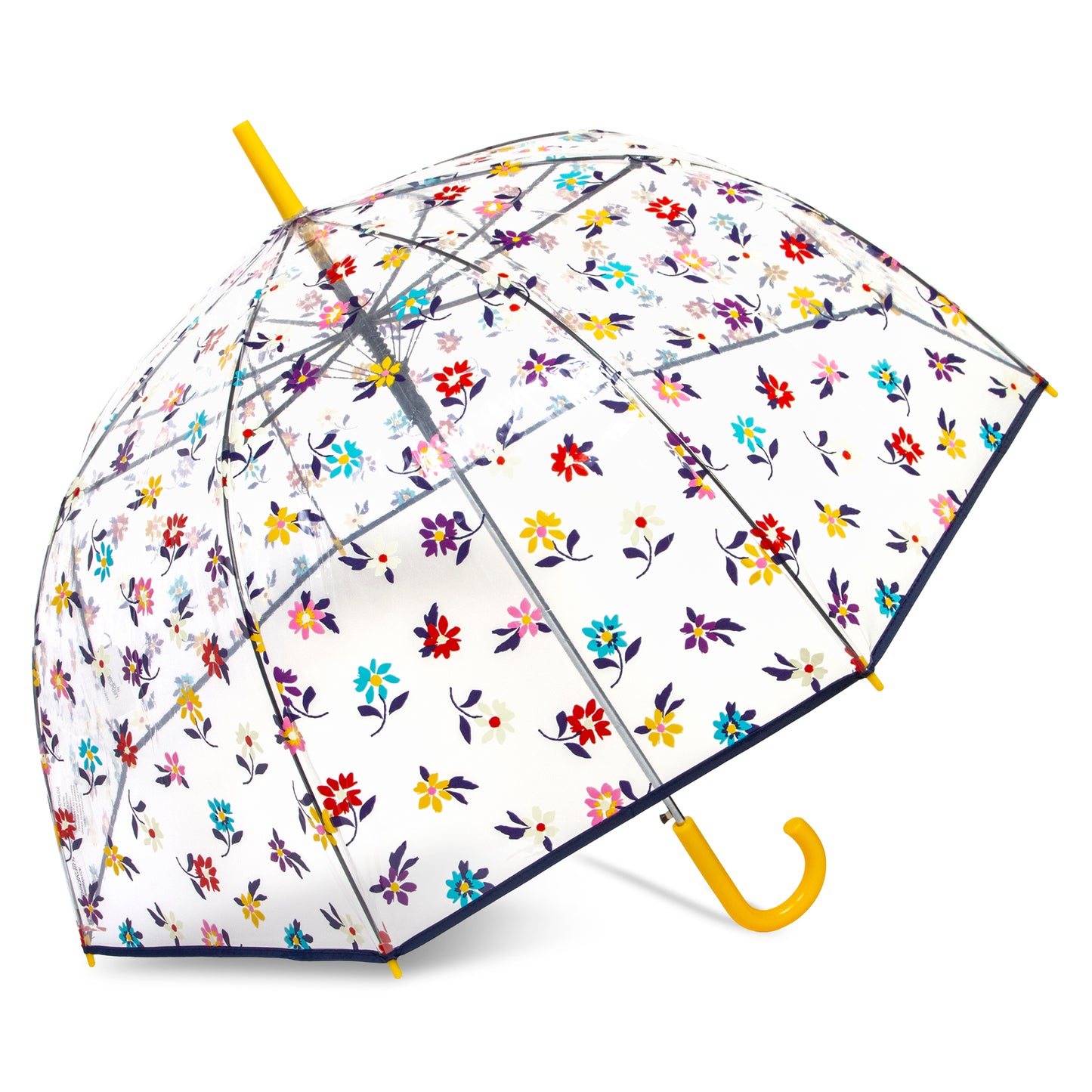Auto Open 52" Arc Fashion Print Bubble Stick Umbrella