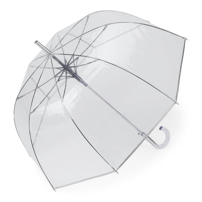 Auto Open 52" Arc Bubble Umbrella with Clear Crook Handle