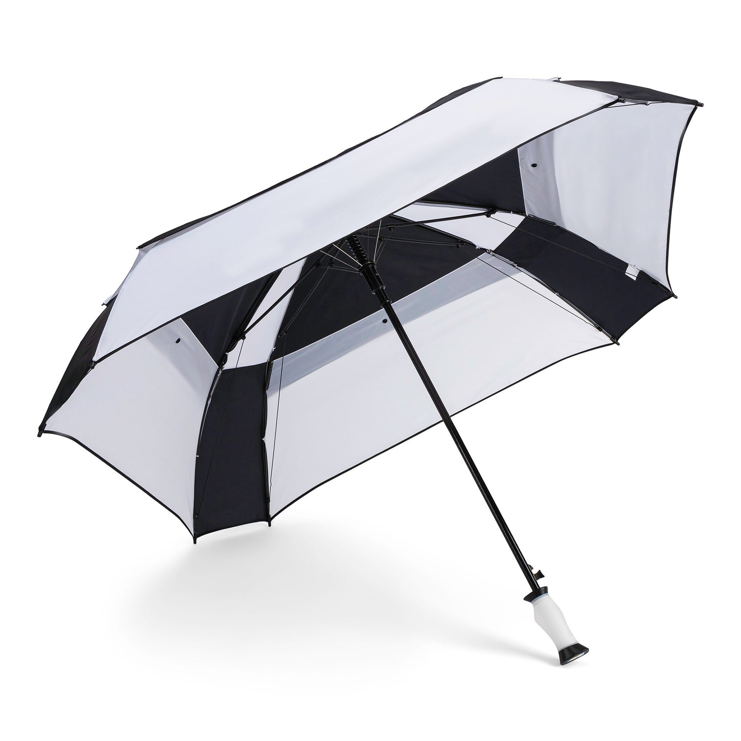 WindPro® Vented Auto Open 62" Square Golf Umbrella with Gellas® Gel-Filled Handle